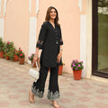 Exclusive Black Rayon Cord Set - Shukrana Fashion