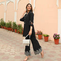 Exclusive Black Rayon Cord Set - Shukrana Fashion