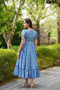 Natural Printed Rayon  Dress - Shukrana Fashion