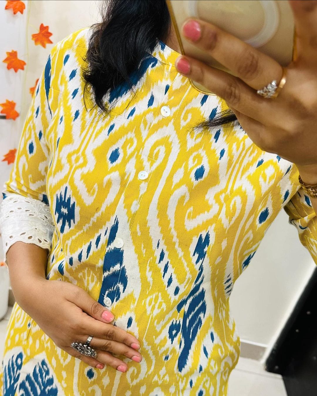 Yellow Jaipuri Kurta Set