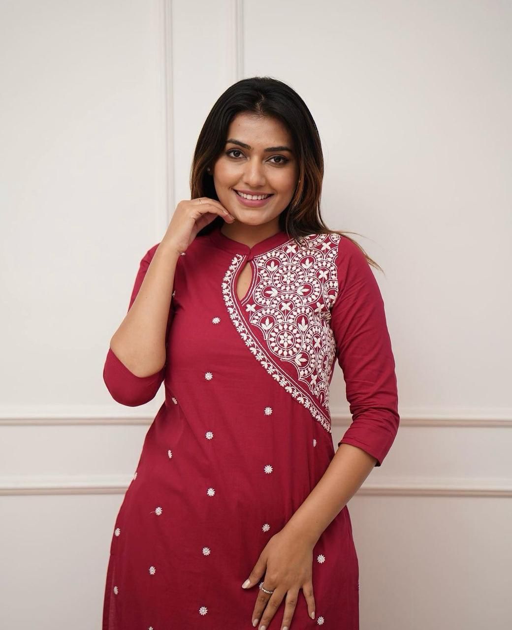 Cotton Embroidery Kurta Set