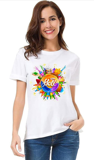 Unisex Drum Holi Tshirt