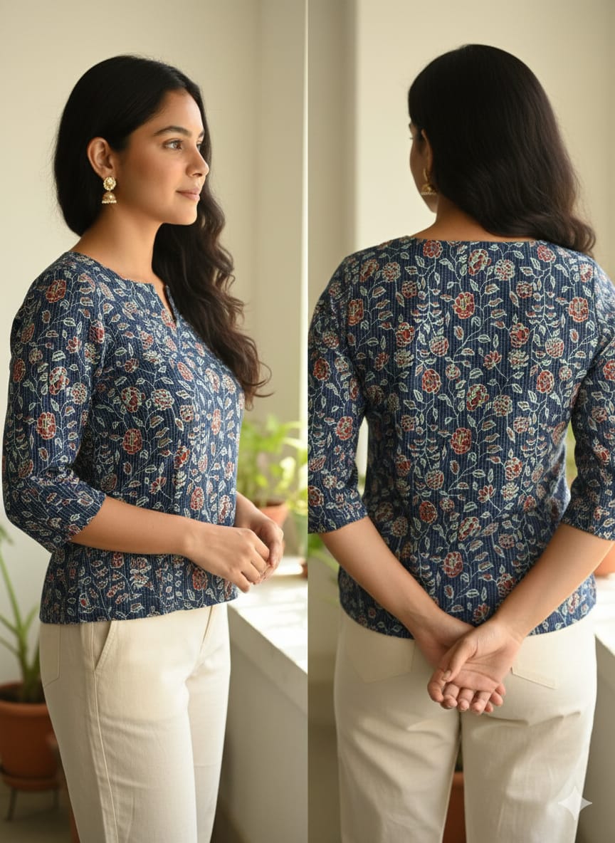 Hand Block Printed Cotton Tunic