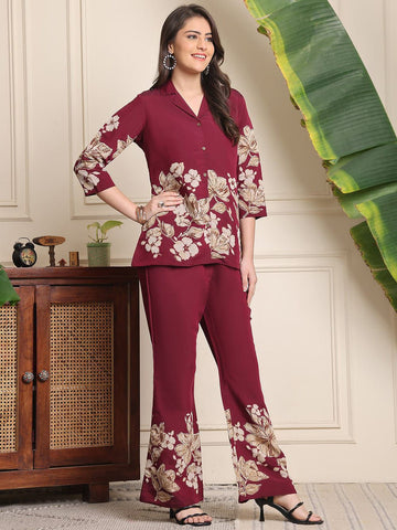 Printed Cotton Co-Ord Set