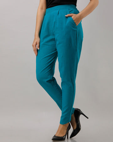 Rama Green Cotton Pants